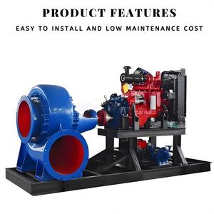 Bomba de Agua Diésel para Riego Agrícola, Conexión por Correa, Bomba de Agua de 6 Pulgadas con Motor Diésel de 18 HP - Product Image 3