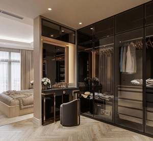 Ensemble de meubles de rangement de style moderne, style pop, luxe, rangement personnalisé, armoire de chambre à coucher - Product Image 5