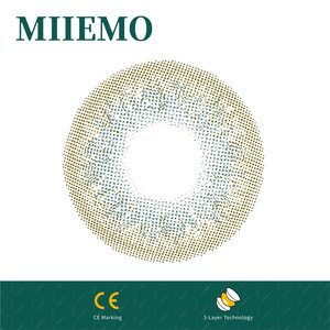 MIIEMO Lente de Contacto Natural de Color Verde 6 Meses, 3 Tonos para Ojos, Lentes de Contacto de Colores, Novedad - Product Image 3