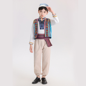 Serbia Costume ragazza danza rossa Folk Costume bambini Serbia <span class=keywords><strong>abbigliamento</strong></span> tradizionale - Product Image 3