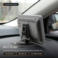Navigateur portable Route 7 pouces avec lecteur multimédia de voiture à écran tactile 2.5D prenant en charge carplay sans fil et Android auto