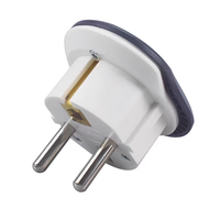 Adaptateur de voyage universel de type européen, prise de conversion ABS pour usage industriel et domestique, 250V 16A