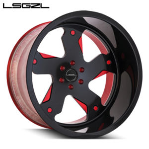 LSGZL OEMホイール 2ピース ディープコンケーブホイール 鍛造合金リム 軽量 16インチ 18インチ 21インチ 22インチ ホイール 旧型アメリカ車用 - Product Image 2