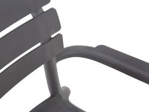 <span class=keywords><strong>Fauteuil</strong></span> contemporain empilable en <span class=keywords><strong>plastique</strong></span> PP coloré pour l'extérieur, jardin, cour, restaurant, cuisine, hôtel, parc - Extérieur - Product Image 6