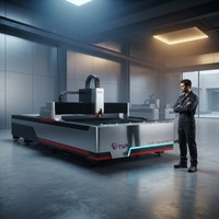Mesin Pemotong Laser Fiber TSP Laser A3015 3000w Cnc Raycus Max untuk Logam Baja / Peralatan Laser 3M*1.5M dengan Harga Terbaik