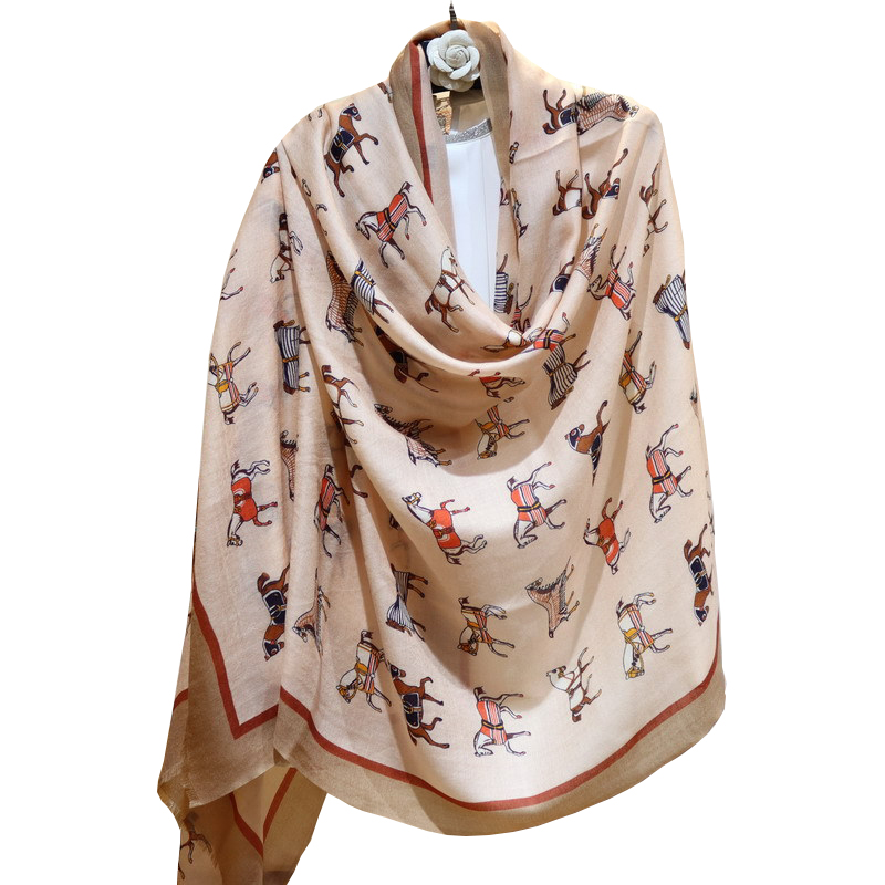 Люксовый бренд 100% длинный шарф из кашемира 100x200cm