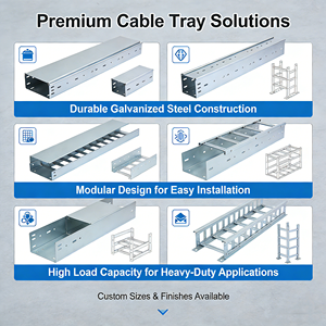 Bandeja para Cables Perforada de Acero Inoxidable Plateado de 300 mm, Personalizada y Directa de Fábrica - Product Image 6
