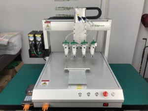 Robot de distribution de colle automatique à trois axes avec guidage linéaire à vis à billes et <span class=keywords><strong>portique</strong></span> - Product Image 4