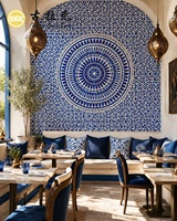 Mosaïque murale d'art artisanal, motif marocain, carrelage en mosaïque pour la décoration des murs et des sols