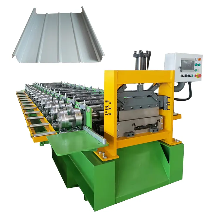 Cheap Roof Sheet Making Standing Seam Metal Roofing Roll Forming Machine Cost for Sale