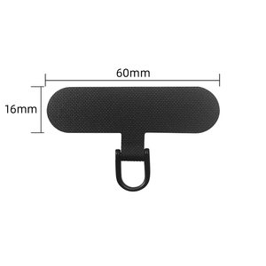 <span class=keywords><strong>Cordon</strong></span> de téléphone portable en TPU robuste avec patch de fixation universel, sangle de téléphone, support de carte, collier bandoulière, patch pratique en métal - Product Image 2