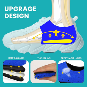 Силиконовые вкладыши для пяток от подошвенного фасциита, поддержка при тендините ахиллового сухожилия, снятие боли, амортизация - Product Image 5