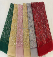 22 NOUVEAU tissu de broderie à paillettes d'Afrique, d'Europe et d'Amérique Perles faites à la main en dentelle