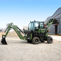 Backhoe Loader LW45-16 yang Tahan Lama, Ukuran Ringkas, Loader Penggali Serbaguna untuk Operasi di Lokasi Kerja Sempit Dengan Mesin Yunnei 78HP