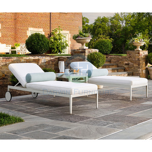 Chaise de lit de salon de piscine Darwin <span class=keywords><strong>avec</strong></span> <span class=keywords><strong>roue</strong></span> chaise longue <span class=keywords><strong>avec</strong></span> coussin confortable chaise de <span class=keywords><strong>plage</strong></span> d'hôtel au bord de la piscine mobilier d'extérieur - Product Image 3