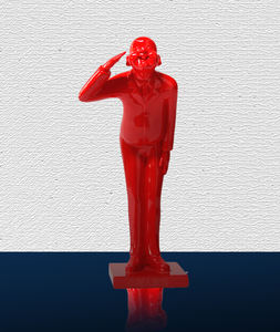 Artesanía de resina creativa Bienvenido Está bien Adornos de escritorio Decoración de escultura de arte moderno a la venta - Product Image 3