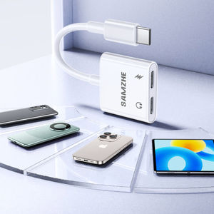 Adaptador de Auriculares SAMZHE Tipo-C a Doble Tipo-C, Cable Convertidor Divisor para Cargar, <span class=keywords><strong>Escuchar</strong></span> y Llamar para Teléfonos Apple 17/15/16 y iPad - Product Image 3
