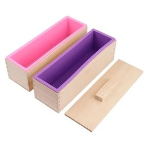 1200ml Rectangle Large Silicone Resin Candle Soap <b>Mold</b> With Cover Soap Making Craft Cake Loaf Baking Mould for Personalized - Product Image 5