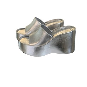 Women's Summer Ins Trendy Casual <b>Slippers</b> Celebrity Super High Heel <b>Wedge</b> Platform Thick Bottom Height Increased Casual - Product Image 5