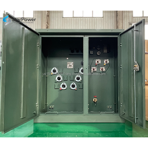 Transformateur triphasé 34500GrdY/19920 KV monté sur tampon 50/60Hz ONAN refroidissement pour les sorties utilitaires 380V 480V 440V - Product Image 6