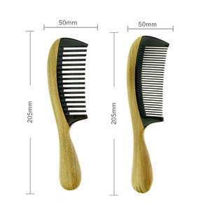 宽齿窄齿缠结直发木梳女柄 - Product Image 1