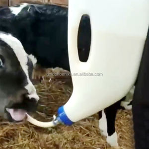 YYC Alimentador de fluidos orales para ganado, alimentador de calostro para terneros, alimentador de medicina para ordeño de ovejas y vacas de plástico de acero inoxidable 4L - Product Image 6