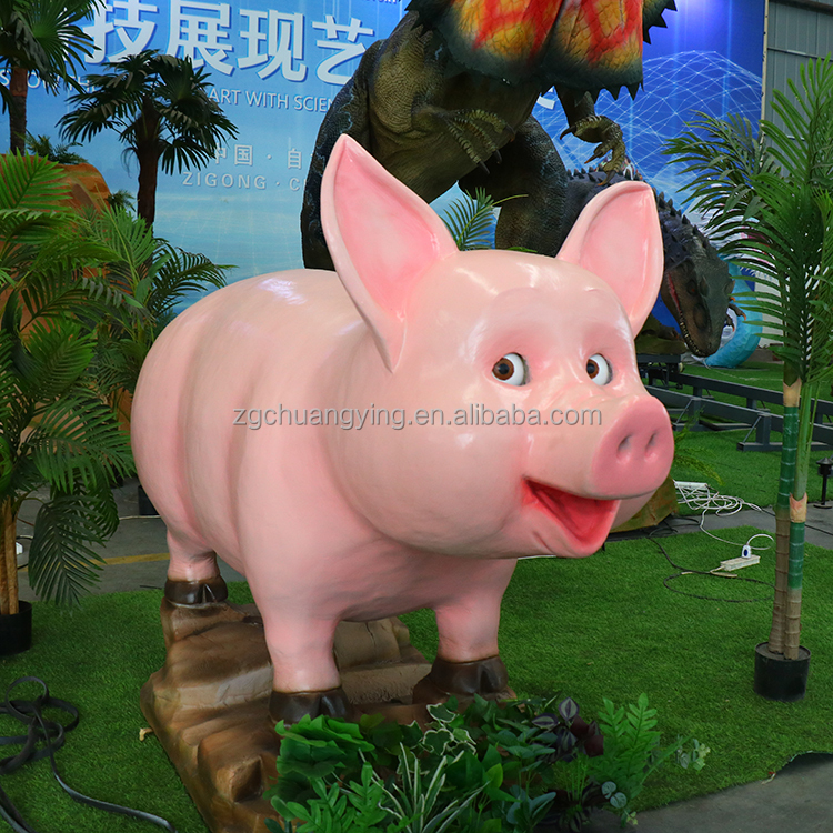 Pink Animatronic Pig