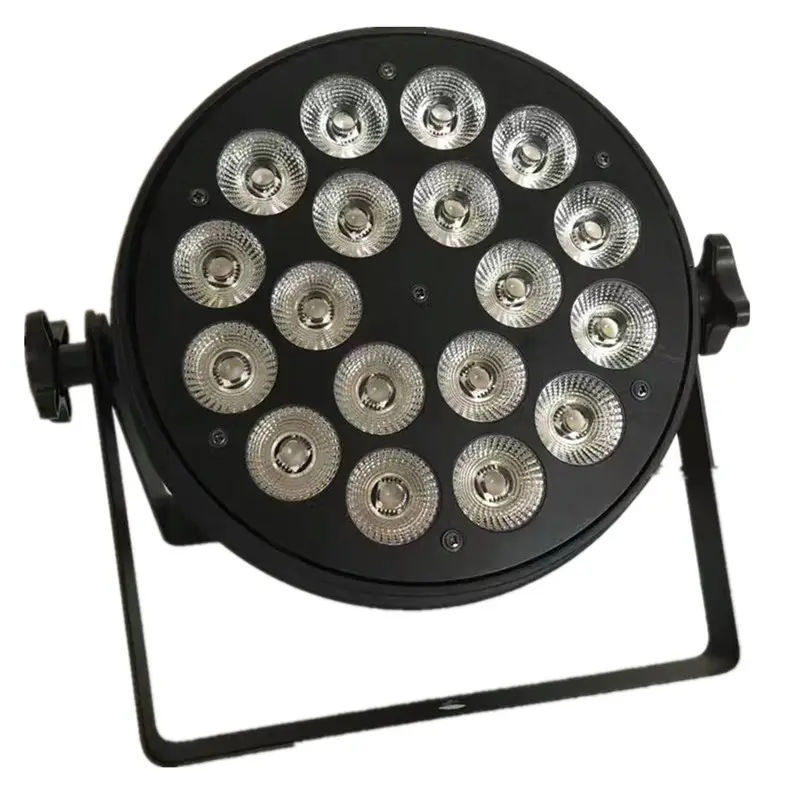 Led パー 18 × 18 ワット 6in1 洗浄パー結婚式の照明 18 個 6in1 par64 ライト rgbwauv 調光 dmx パー