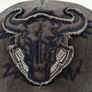 Gorra de Béisbol Vintage Lavada al por Mayor para Hombre, con Logotipo Personalizado y Parches Desgastados, Estilo Papá - Product Image 6