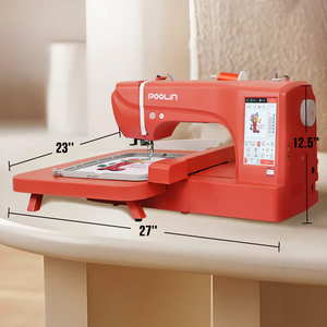 PooLin EOC06-RE Manufacturer <b>Cheap</b> Wholesale Single Needle Customizable Home Multifunctional <b>Computer</b> Embroidery Machines - Product Image 2