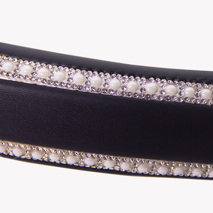 Housse de volant de luxe à double rangée de strass, accessoires intérieurs de voiture universels en cristal scintillant - Product Image 5