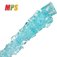 Fabricant de sucettes de roche violettes personnalisées Tout naturel emballé individuellement Premium Coffee Rock Candy Large Swizzle Sugar Sticks