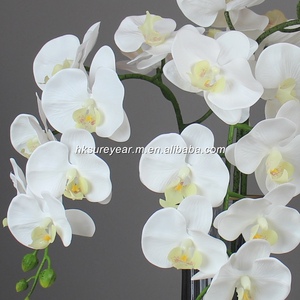 Orchidée Phalaenopsis Artificielle 92cm Effet Naturel, 9 Têtes, Tige Pliable, pour Décoration de Mariage de Luxe et de Table à Domicile H - Product Image 5