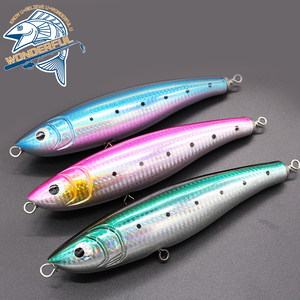 Venta <span class=keywords><strong>al</strong></span> por mayor 175mm 70g duro realista agua salada pesado surfista gran <span class=keywords><strong>juego</strong></span> fundición larga curricán madera lápiz señuelo - Product Image 1