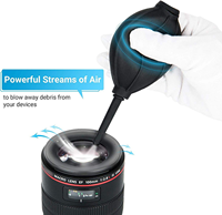 Durable Compact and Portable Silicone Air Blower Pump Soft Tip Dust Cleaner for DSLR Camera Lenses Sensors and Electronics