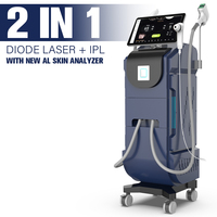 Perfectlaser 2 en 1, 755nm 808nm 1064nm, laser diode et laser IPL OPT, machine d'épilation au laser, équipement laser diode indolore