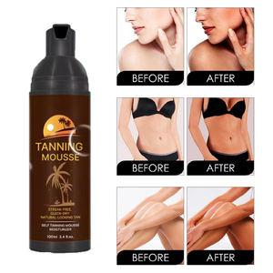 Spray chauffant instantané et sans soleil, pour le visage et le corps, solution nettoyante, Mousse - Product Image 2