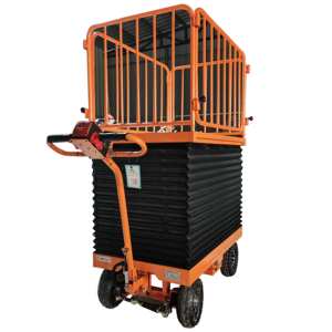 अनुकूलन योग्य भारी शुल्क इलेक्ट्रिक चार पहिया स्टील ट्रॉली औद्योगिक गोदाम हाथ ट्रक उठाने वाले ट्रक - Product Image 5