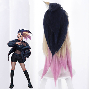 Perruque de cosplay Ainizi New Baddest KDA All Out Akali pour filles de League of Legends - Product Image 6