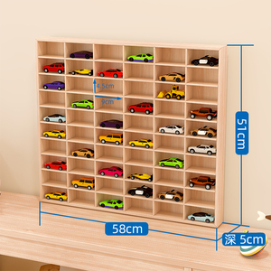 Giá để đồ chơi ô tô, giá trưng bày đồ sưu tầm bằng gỗ, kệ để đồ chơi ô tô cho nhà cửa, quầy hàng - Product Image 5