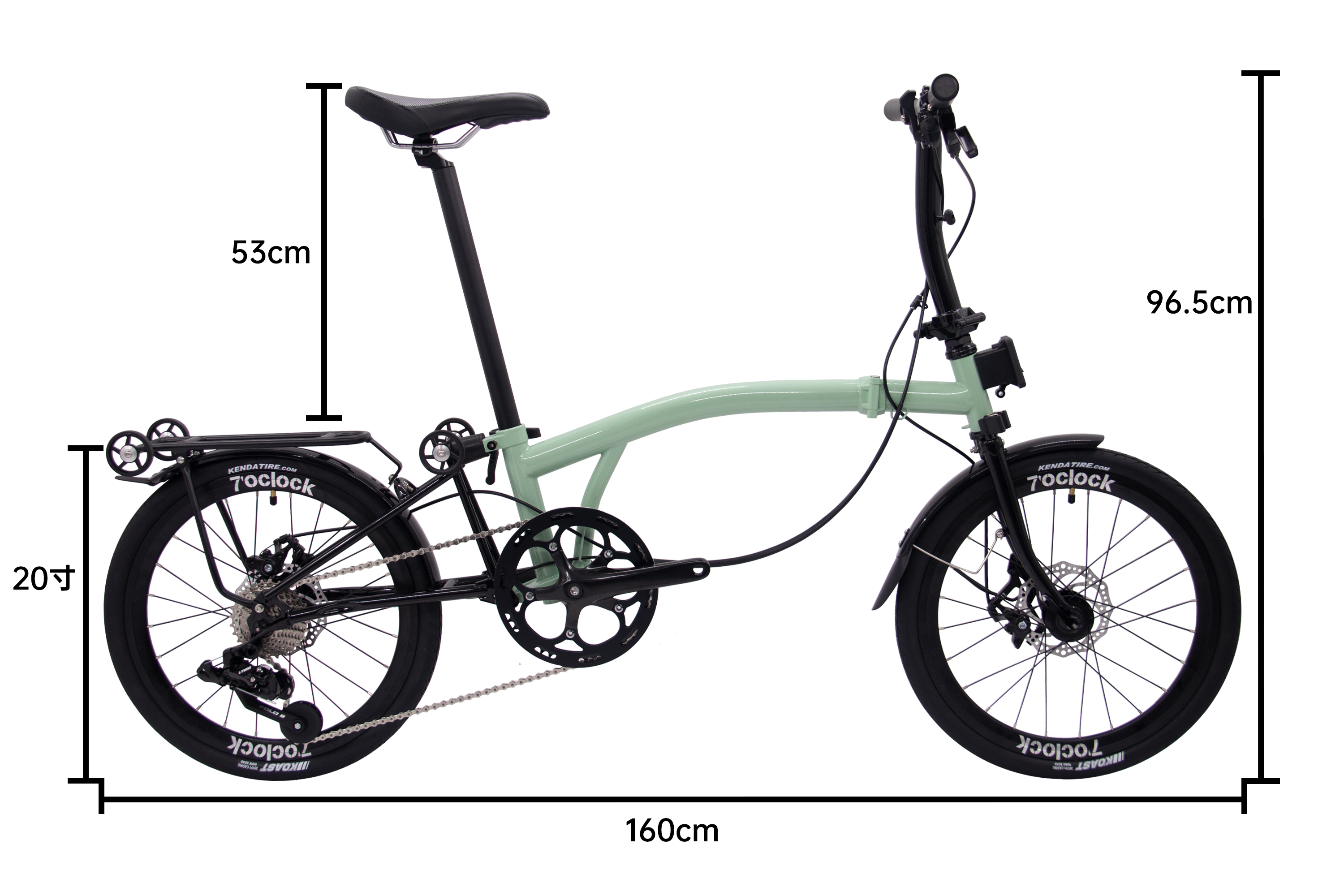 【しんさん様】mint bike mint t9b 9速 折りたたみ自転車 MINT Folding Bicycle T9D-20D - 20 Inch, 9 Speed Disc Brake