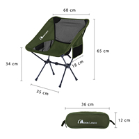 Moonlence Offre Spéciale chaise de lune en métal ultra légère chaise de camping pliante et réglable portable pour l'école de randonnée du parc de la plage