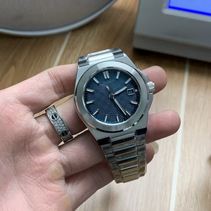 Relojes Mecánicos para Hombre de Acero Inoxidable con Esfera Azul Agua, Automáticos, con Cristal de Zafiro, Resistentes al Agua hasta 100 m, Diseño Exquisito, Más Vendidos - Product Image 1