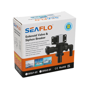 Électrovanne SEAFLO DC 12V et disjoncteur de siphon pour toilette marine - Product Image 3