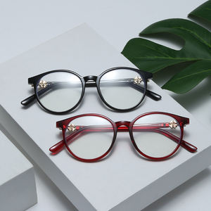 Lunettes de <span class=keywords><strong>lecture</strong></span> de forme ronde, monture PC, bon marché, usine directe, anti-lumière bleue, marché indien, Offre Spéciale - Product Image 4