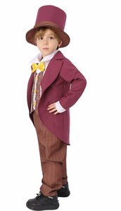 ชุดคอสเพลย์ตัวละครการ์ตูนชาร์ลีช็อกโกแลตสำหรับเด็กผู้ชายในวันฮาโลวีน สีม่วง รุ่น RMOV-002 - Product Image 6