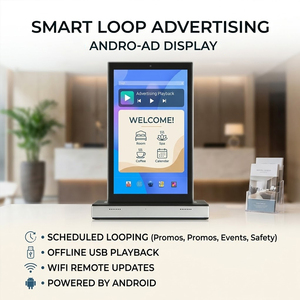 Android Tablet 10.1 Inch 1280x800 IPS Display 10 Point Capacitive Touch Vertical Stand for Food Ordering Kiosk - Product Image 2