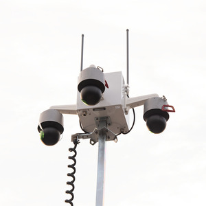 Portable Mobile Surveillance Trailer With PTZ <b>Camera</b> <b>Solar</b> Power UST900 <b>Solar</b> Monitoring Tower UST900 - Product Image 4