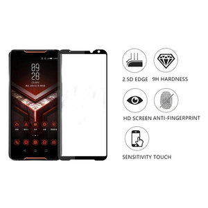 Rog teléfono 2 2.5D <span class=keywords><strong>de</strong></span> seda <span class=keywords><strong>de</strong></span> impresión completa <span class=keywords><strong>de</strong></span> la cubierta <span class=keywords><strong>de</strong></span> vidrio templado Protector <span class=keywords><strong>de</strong></span> pantalla para - Product Image 3