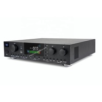 XUNGUAN EKX450 Amplificador Profesional para KTV, Nuevo Diseño 2U, Pantalla LED de 3.5 Pulgadas, 450W, Transformador Integrado, FBX Feedback.